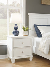 Load image into Gallery viewer, Fortman California King Panel Bed with Mirrored Dresser and 2 Nightstands

