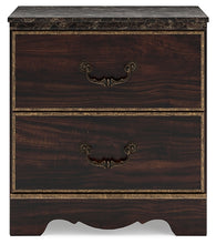 Load image into Gallery viewer, Glosmount Two Drawer Night Stand
